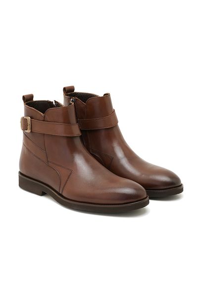 Desa Ανδρικές δερμάτινες μπότες Willshire Brown