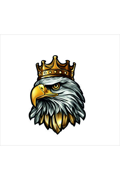 SEÇ ملصق متعدد الأغراض للكمبيوتر المحمول للسيارة King Eagle (17X12).