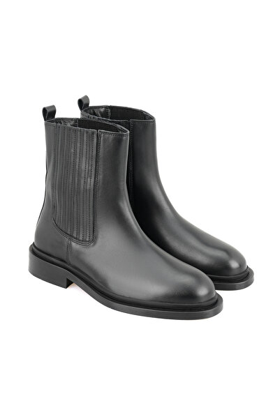 Desa Luana Siyah Kadın Deri Bot