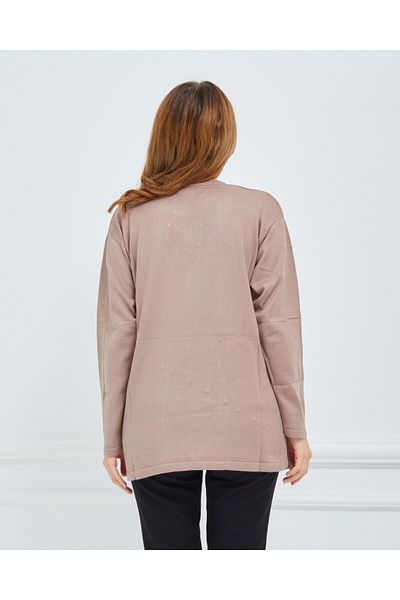 CTK Tekstil Women's Knitwear Winter Middle-Age Daily Mother Blouse Sweater