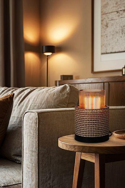 AG LightDesign White Lampshade Bedroom Living Room Modern Decorative Table Lamp