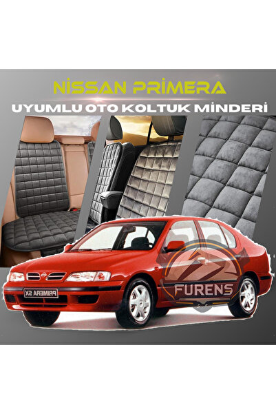 SHOOPLAA طقم وسائد مقعد السيارة بلون أنثراسايت من نيسان بريميرا مع جيوب ريش ت...