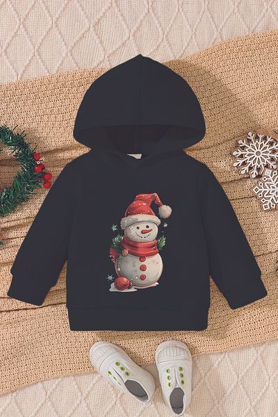 ADABEBEK New Year's Retro Man Printed Baby Sweatshirt - 23069