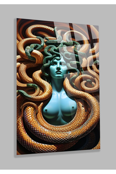 TAULART TABLA DE STICLA DE LUX MEDUSA DESIGN MINUNAT TABLA DE STICLA INIMPUTA...