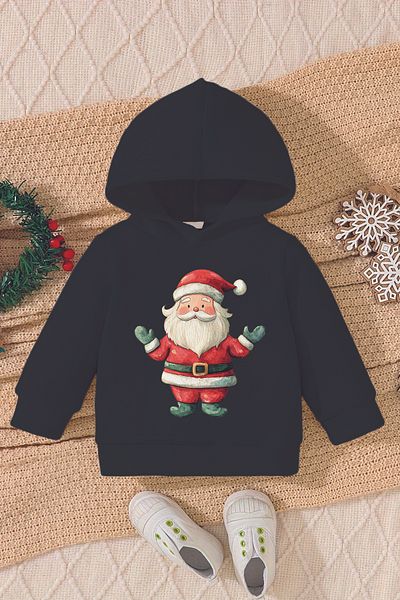 ADABEBEK New Year's Special Christmas Cartoon Character Printed Baby Sweatshirt 23117