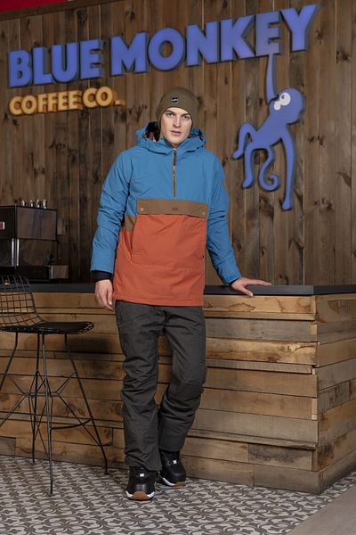 BİLLABONG Brown Beret and Gloves Set