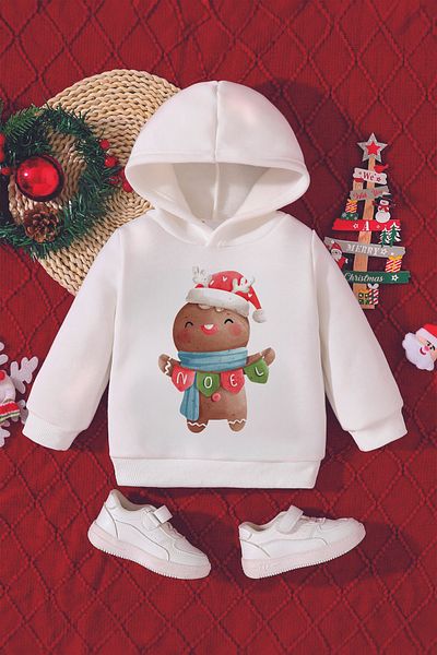 ADABEBEK Christmas Printed Cookie Baby Sweatshirt - 23184