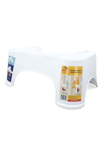 HONEYBEE Non-Slip Rubber Feet Slip Resistant Grip Toilet Stool