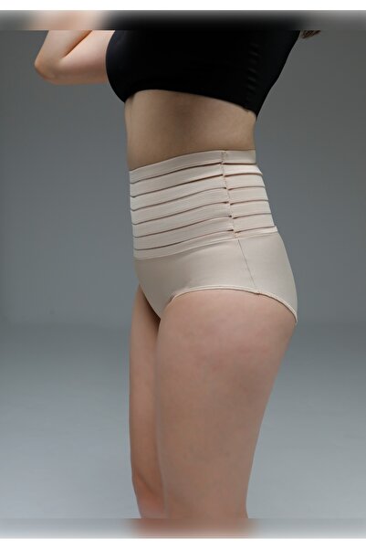 MİSTİRİK Buturo Model Abdomen Ascundere Talie Elastică Chiloți Sport Recuperare Fermitate Culoarea pielii