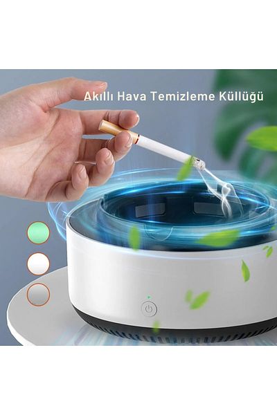 sz master bilişim Smoke Smoking Smart Ash Tray Stylish and Functional Ashtray