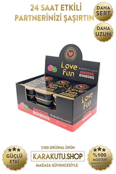 LOVE Fun Ginseng Bonbons 12 Adet 3,2 Gram