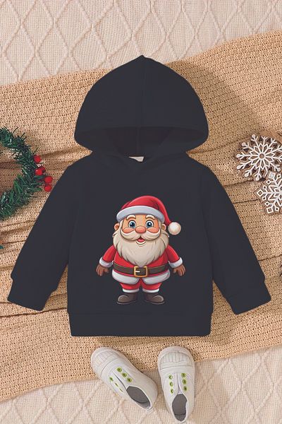 ADABEBEK Santa Printed New Year's Baby Sweatshirt - 23096