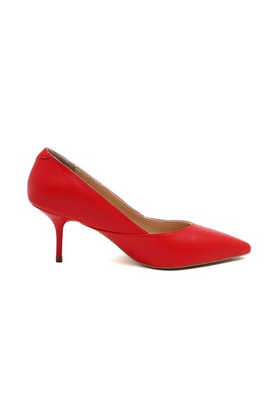 Desa Women's Red Leather Classic Shoes