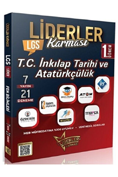 Açı Yayınları 8.Sınıf Liderler Karması LGS 1.Dönem İnkılap Tarihi Denemeler /...
