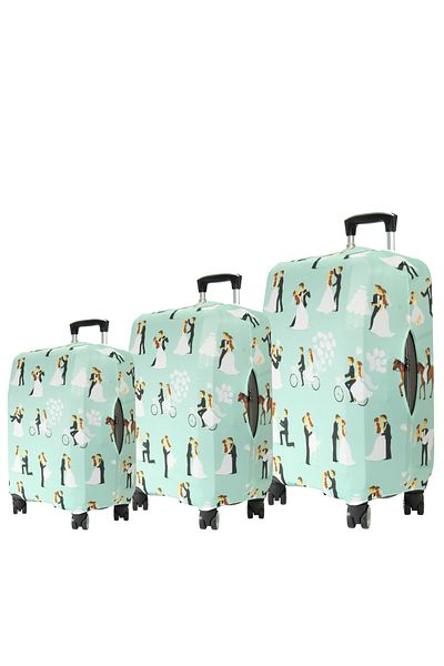 MY SARACİYE (My # 122 Bride 1) Suitcase Set for Suitcases (Cabin Medium and Large)