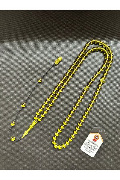 Kehribarstore Fire Amber 99 - Luk Prayer and Zikir Rosary, Prayer Grain Gift Certified