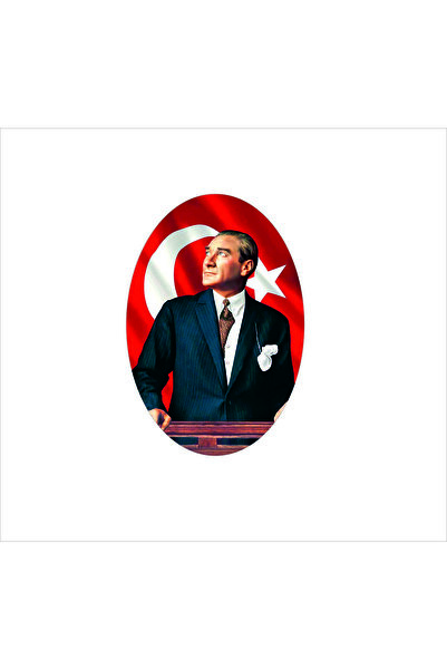 SEÇ ملصق متعدد الأغراض للكمبيوتر المحمول للسيارة أتاتورك (15 × 10 سم).