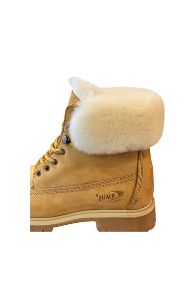 Jump 6896 Bot Hakiki Deri Hakiki Kauçuk Taban Seri Sonu 39