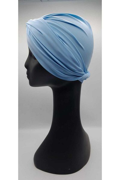 Differenza Σκούρο Baby Blue Sandy Wrap Bonnet