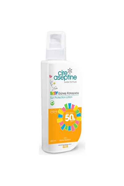 CIRE ASEPTINE Baby Sunscreen Lotion 50+Spf 200 ml