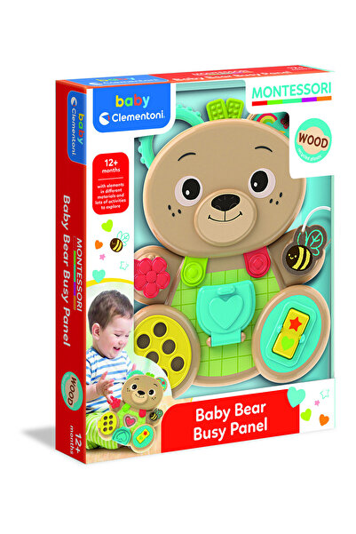 CLEMENTONI Montessori Ayı Meşgül Paneli