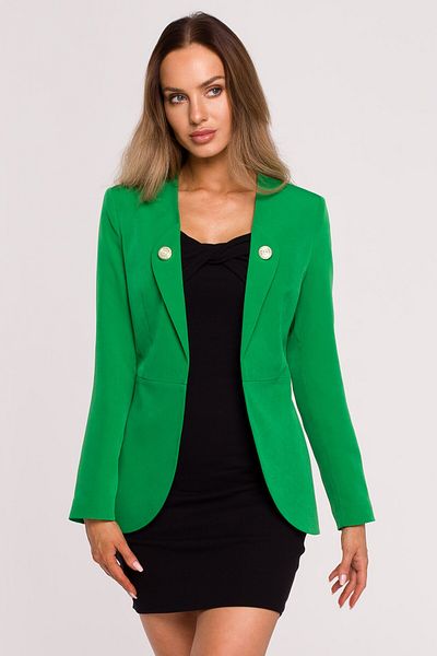 Made of Emotion Blazer bez zapínání v prodlouženém střihu