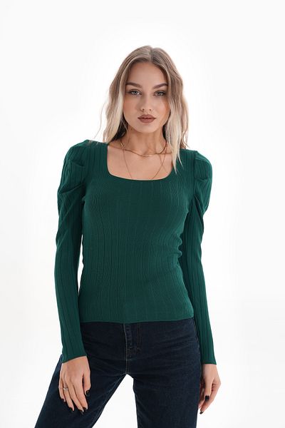 TEXTILE STATION Women's Sweater Blouse Sweatshirt Knitwear Clothes Set