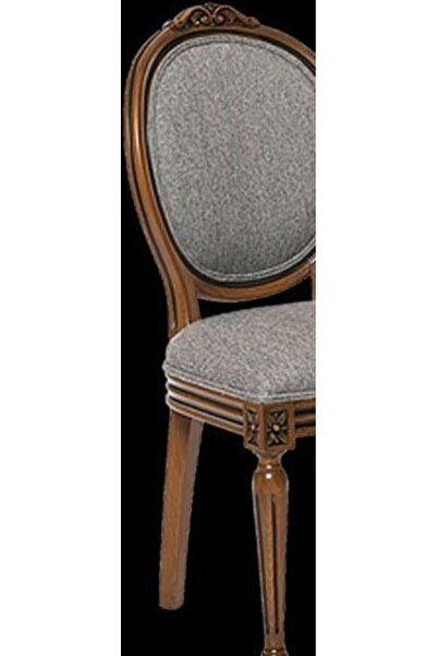 Ankara Mobilya Sandalye 12889 Zus2152 Madalyon Model Kayın Torna Retro Ayak Parlak Ceviz El Yapım