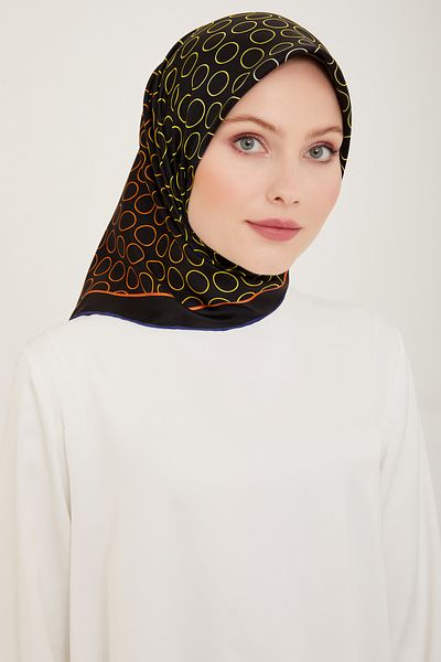 Armine Twill Belli̇ Pure Silk Scarf 4005D