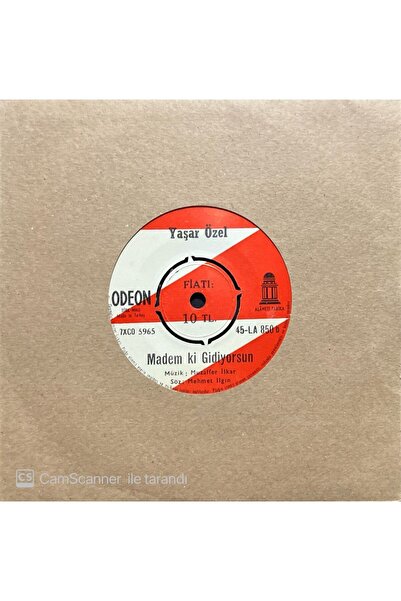 Plak İstasyonu Yaşar Özel Yalan Değil 45lik Plak