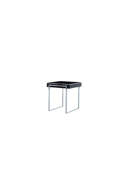 Bellona Carlino Corner Coffee Table, Chrome Finish