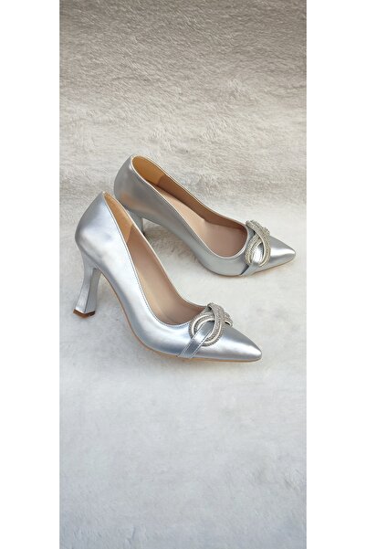 Berush Bride Γυναικεία Βραδινά Παπούτσια Φόρεμα Stiletto 9 cm Black Stone