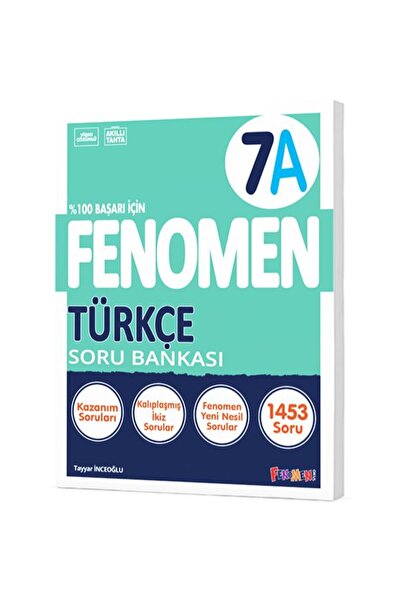 Fenomen Yayıncılık Fenomen Yayınları 7 SINIF TÜRKÇE A SORU BANKASI