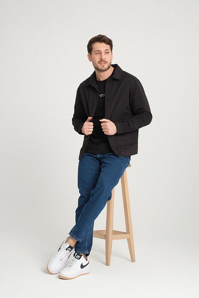 Store Men's Regular Fit Gabardine Jacket - Coat