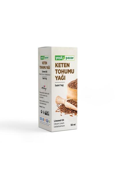 Yeşil Pazar زيت بذور الكتان 50 مل