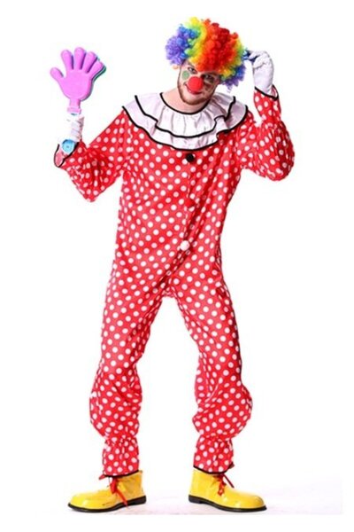Kostüm Sarayı Costum pentru Adulti Clovn cu Buline