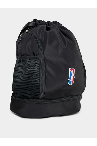 Styli Mesh Pocket Printed Detail Sports Bag