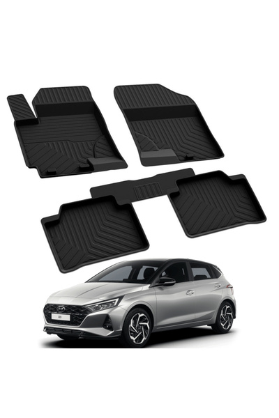 YEO HYUNDAİ İ20-3 2020-2024 Model Yılları İçin Uyumlu Yeo 4D Havuzlu Paspas T...