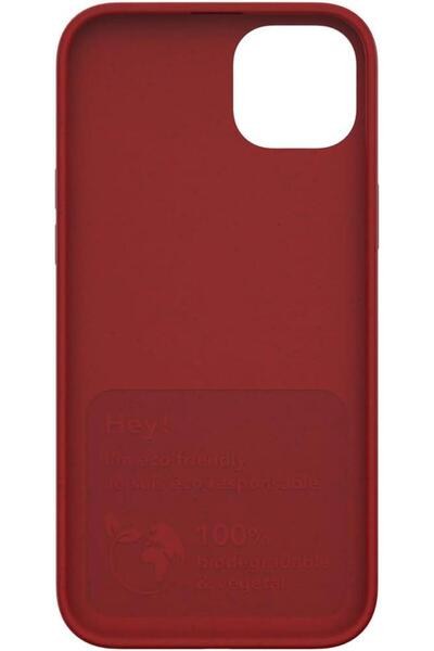 Force Just green eco-designed case for iphone 14 Plus, Natural red