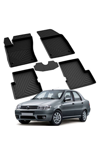 YEO FIAT ALBEA 2002-2012 Model Yılları İçin Uyumlu Yeo 4D Havuzlu Paspas Takımı