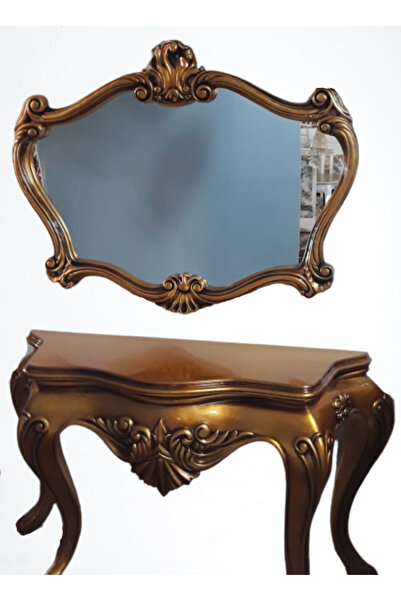 BENGİ TİCARET Dresuar 19377 ASİL Klasik Gold Renk Aslan Ayk Polyest döküm El ...