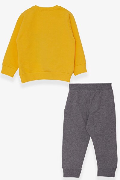 Breeze Boy's Tracksuit Set with Number Embroidery, 1.5-5 Years, Yellow