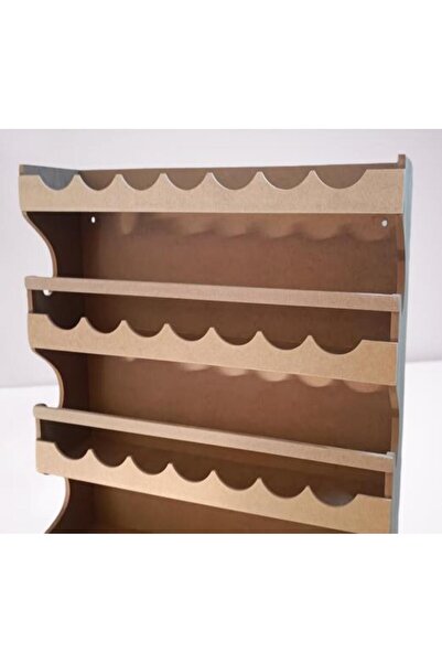 BENGİ TİCARET Hobi ADN 90257 Dekoratif Rafterek Dolap CNC Kesim Ahşap MDF HAM...