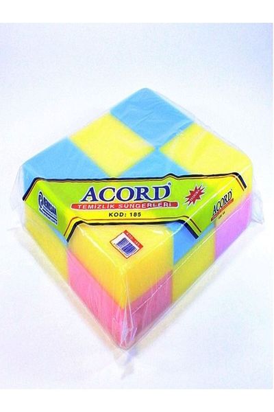 Acord Colorful Cleaning Sponge Washer Sponge Car Washing Sponge (12 Pieces)