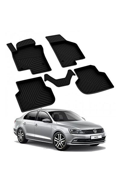 YEO VOLKSWAGEN JETTA 6 2011-2018 Model Yılları İçin Uyumlu Yeo 4D Havuzlu Pas...