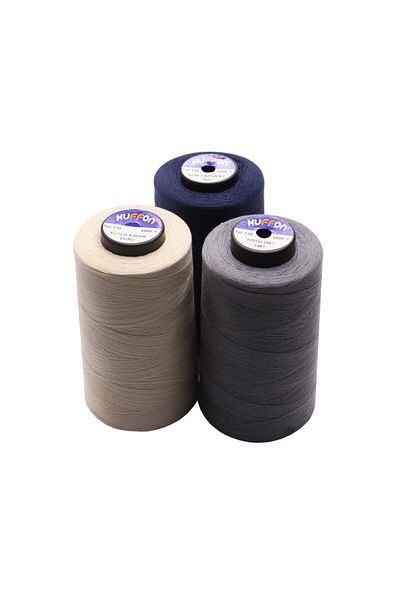 Kuffon Mixed Size 120 3-Piece Colorful Thread Set