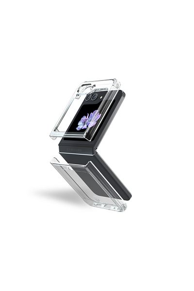 Force Case Double Reinforced Case Samsung Gz Flip 5 Duo Transparent - Lifetime Guarantee