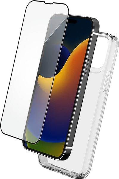 Force Bigben Pack iPhone 15 Pro Max Transparent Case + Tempered Glass + Smartframe