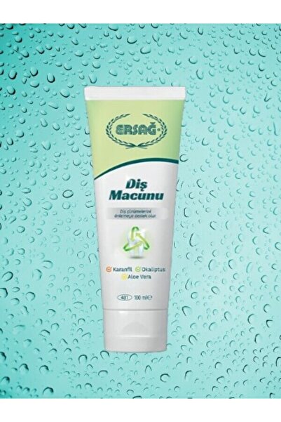 Ersağ DİŞ MACUNU / KARANFİL - OKALİPTÜS - ALOE VERA 100 ML.