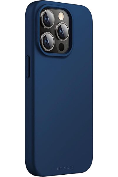 HYPHEN TINT Silicone Case For iPhone 15 Pro 6.1" - Blue